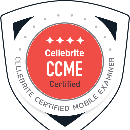 Cellebrite CCME certification logo