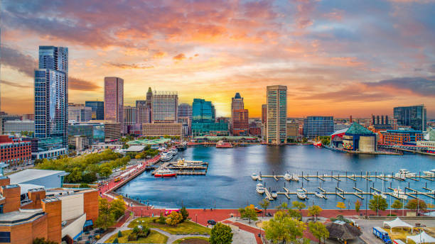 City view representing digital forensic consulting in Baltimore, Maryland