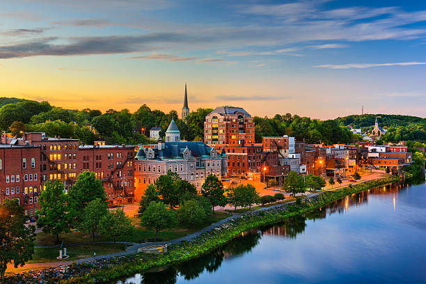 City view representing digital forensic consulting in Augusta, Maine