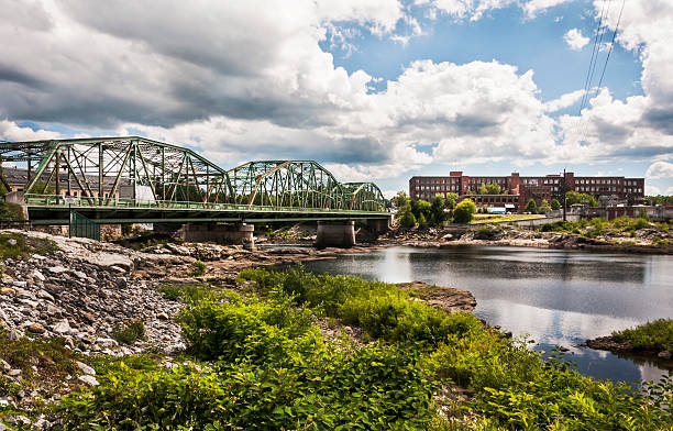 City view representing digital forensic consulting in Brunswick, Maine