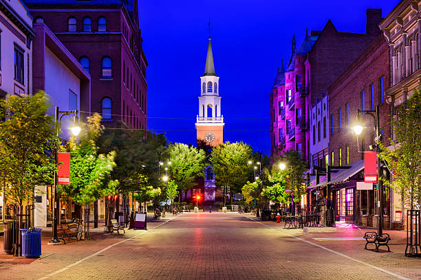 City view representing digital forensic consulting in Burlington, Vermont