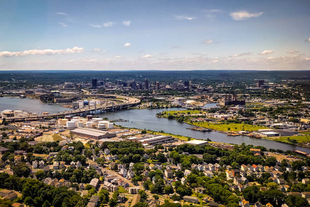 City view representing digital forensic consulting in New Haven, Connecticut