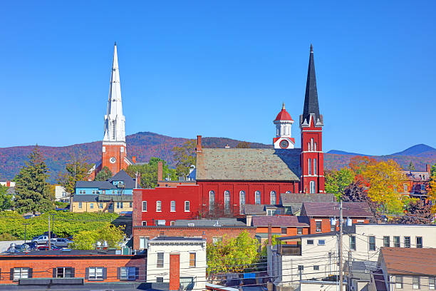 City view representing digital forensic consulting in Rutland, Vermont