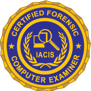 CFCE certification mark from IACIS